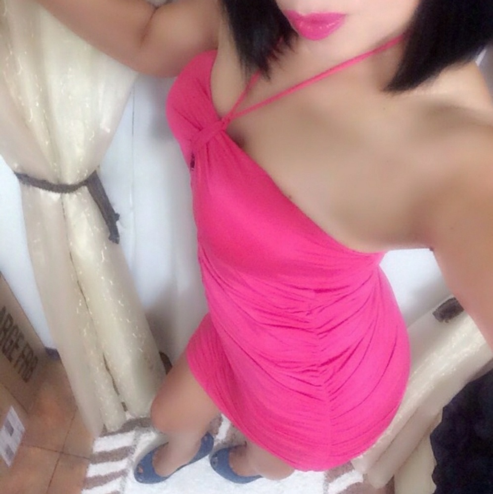 Forever 21 hot pink mini dress size M